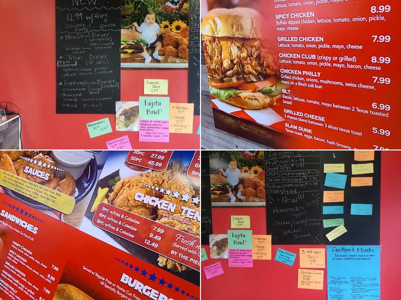Wing depot Menu