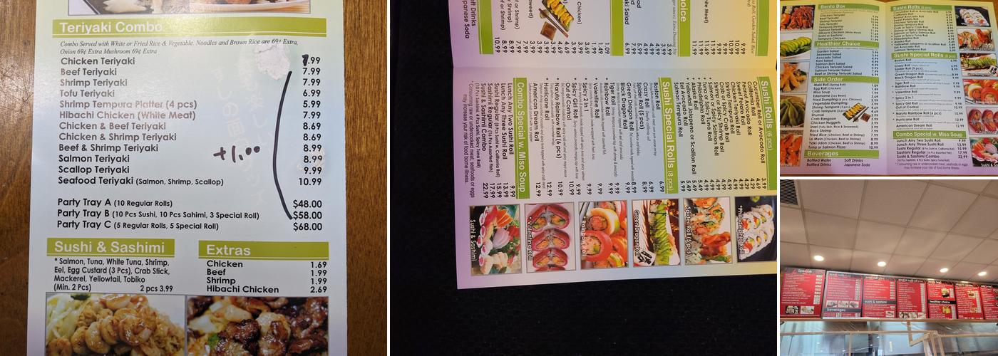 Japanexpress Menu