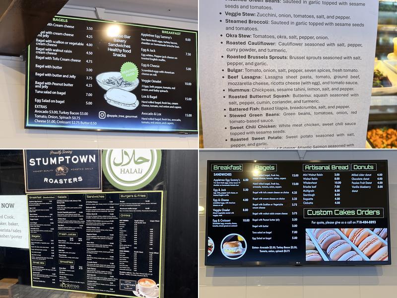 Appletree Gourmet Menu