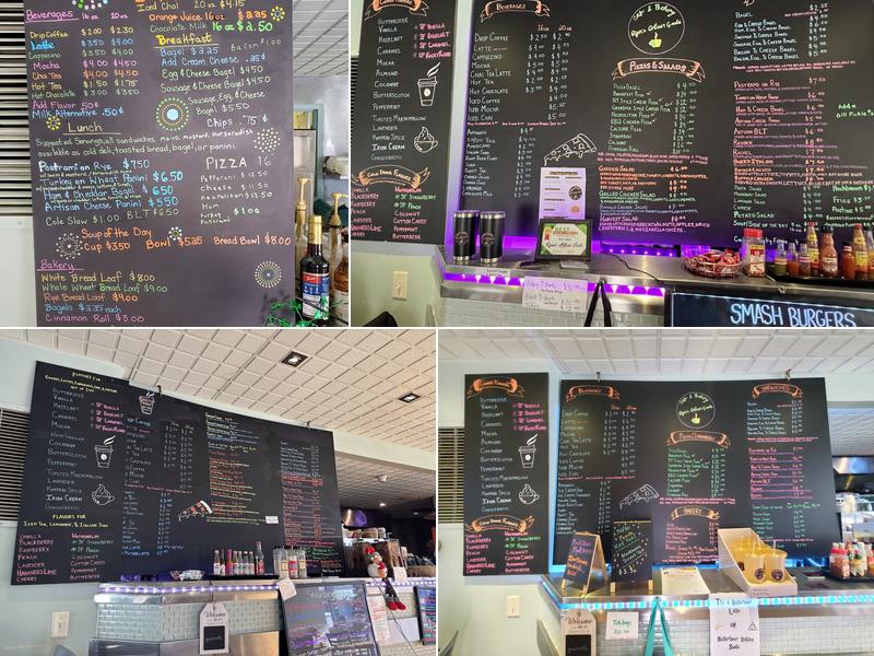 Ryans Artisan Goods Menu