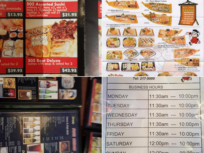 Sushi Ichiban Menu