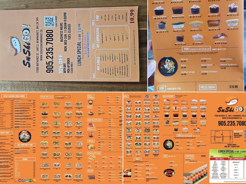 SushiGo! Menu