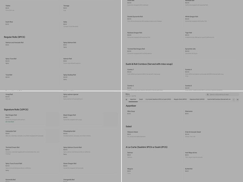 Roll & Roll by JC Mart Menu