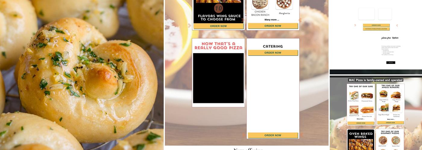 Mac Pizza & Wings Menu