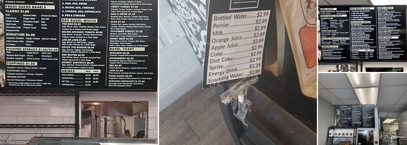 Yuma Bagel Company Menu