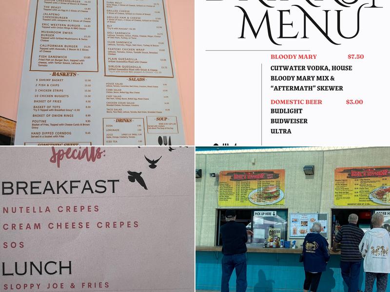 Rick's Kitchen Menu