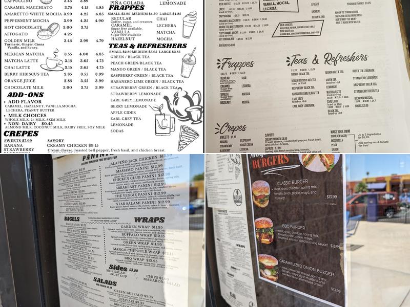 Moqah Coffee and Beyond GV Menu