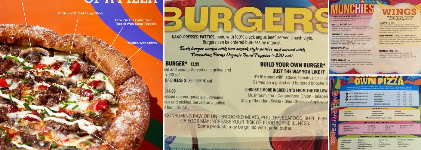 Mellow Mushroom Durbin Park Menu