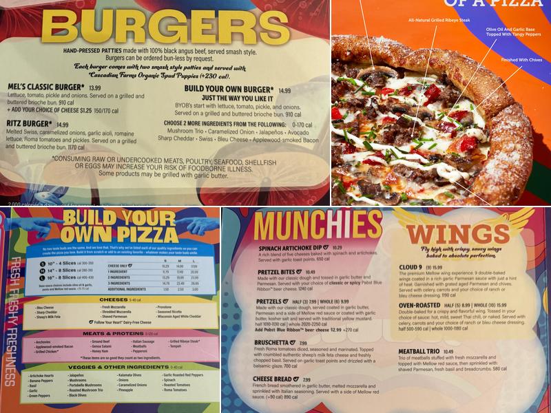 Mellow Mushroom Durbin Park Menu