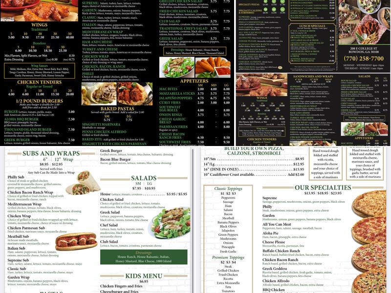 O'BERRY'S Menu