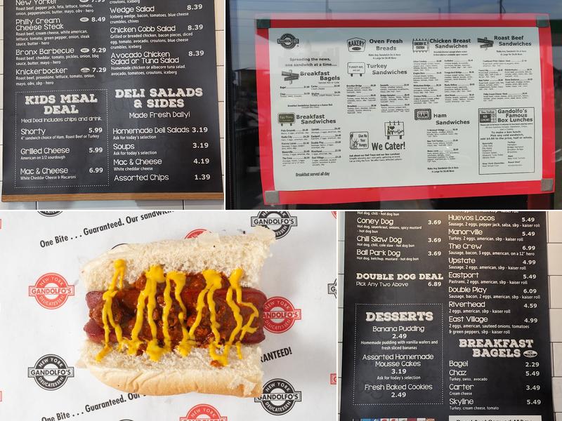Gandolfo's New York Deli Menu
