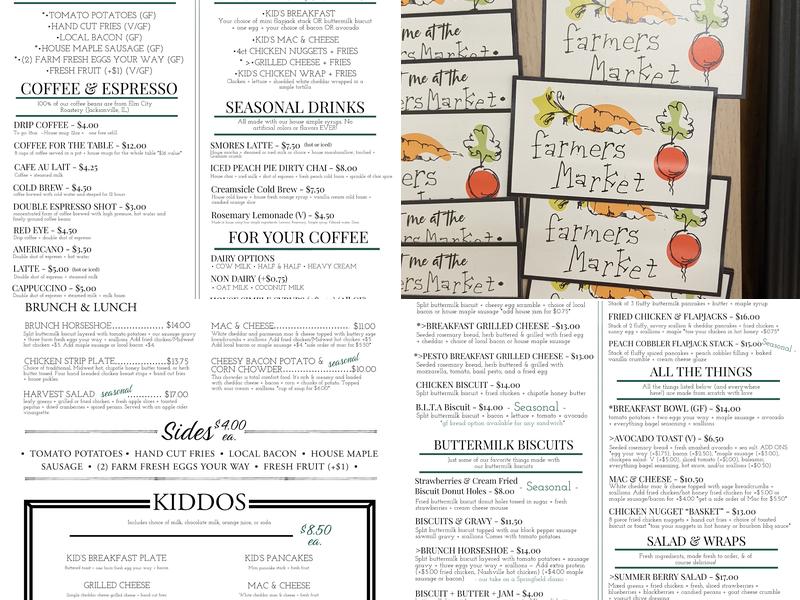 Three Twigs & Co Menu