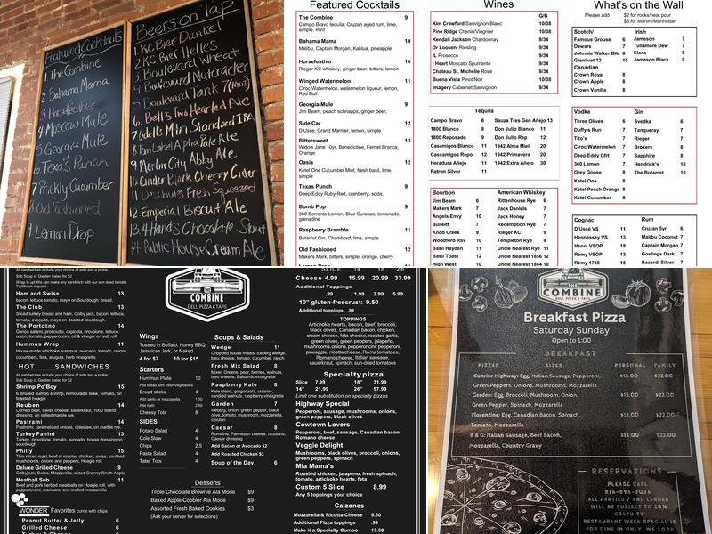 The Combine Menu