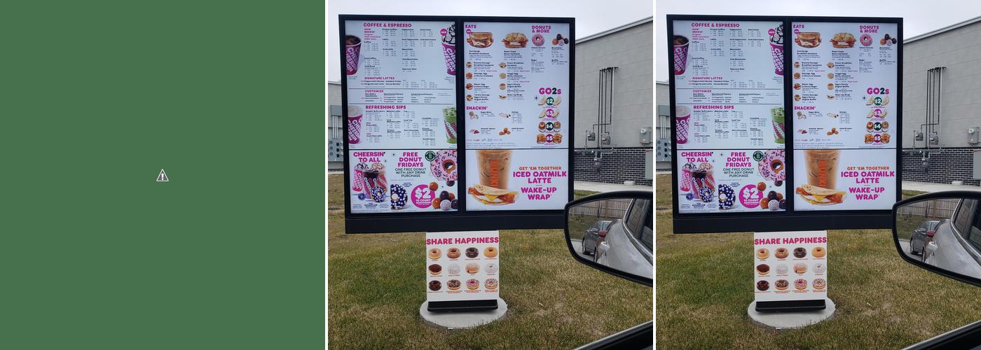 Dunkin' Menu