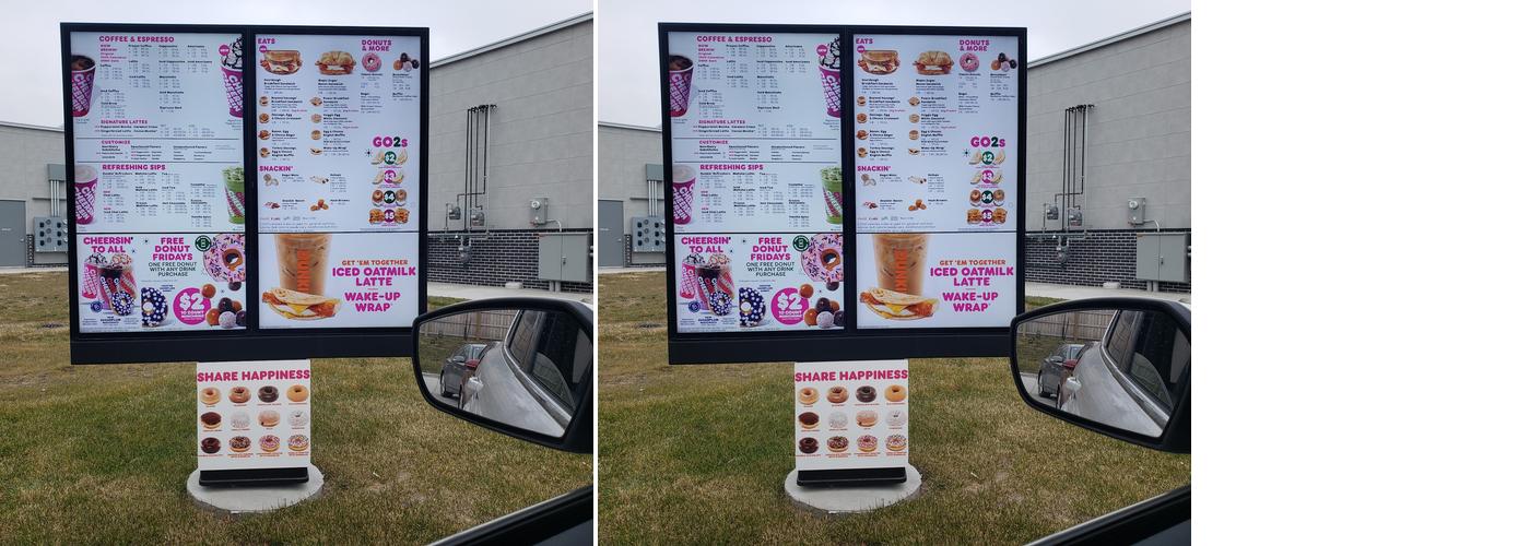 Dunkin' Menu