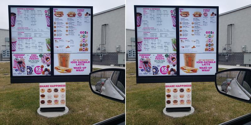 Dunkin' Menu