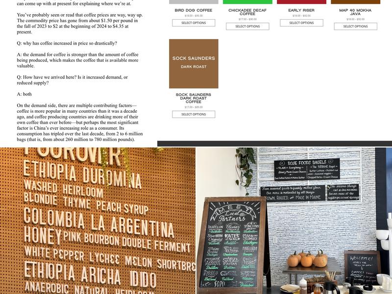 Speckled Ax Menu