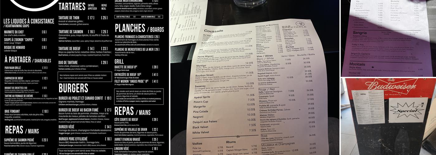 M2 Menu