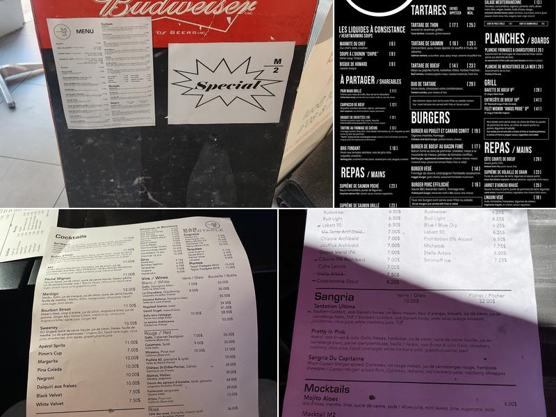 M2 Menu