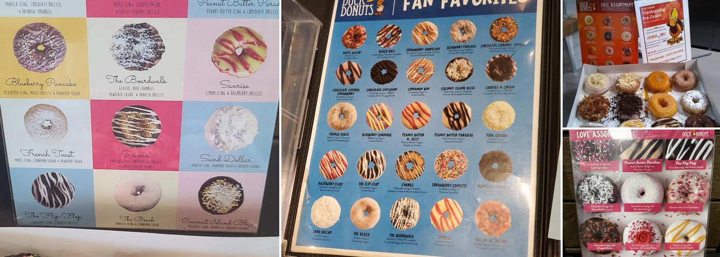Duck Donuts Menu