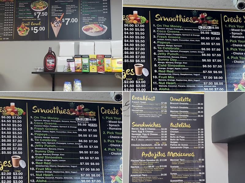 Levulose Menu
