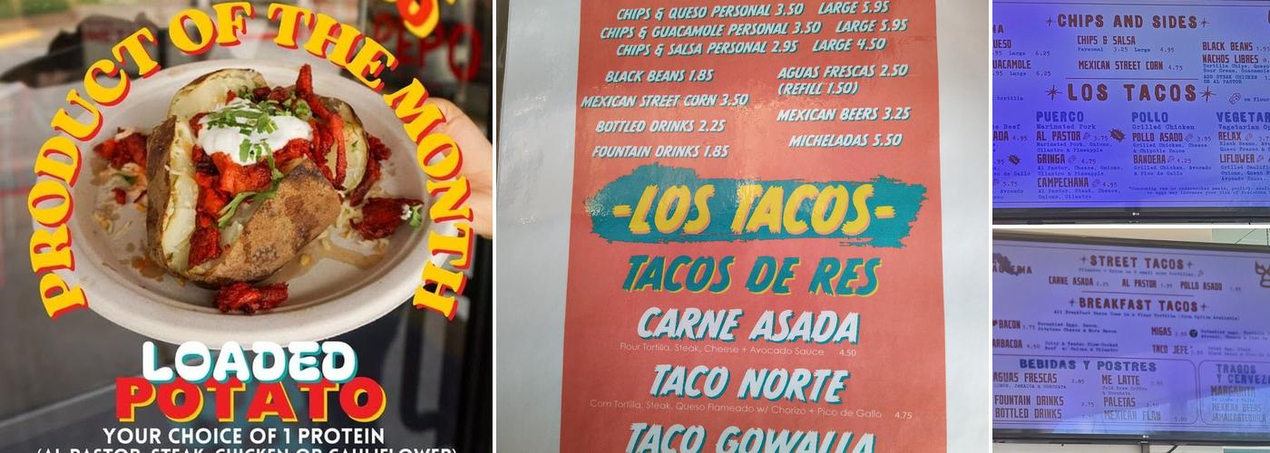 OneTaco @ Techridge Menu