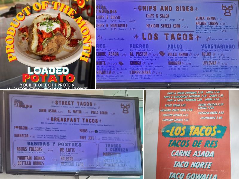OneTaco @ Techridge Menu