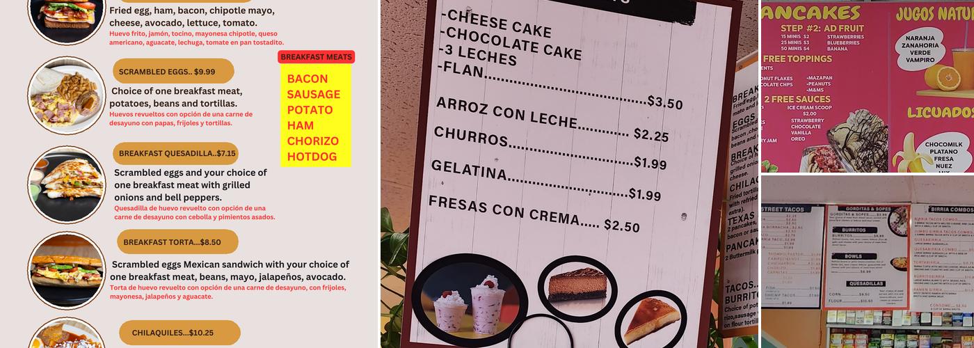 Trompitoz Taqueria Menu