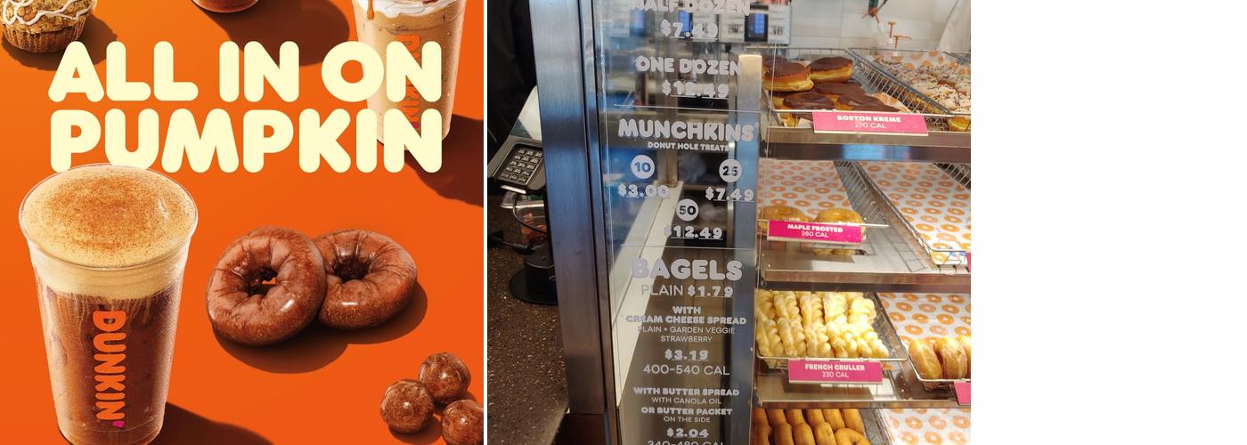 Dunkin' Menu