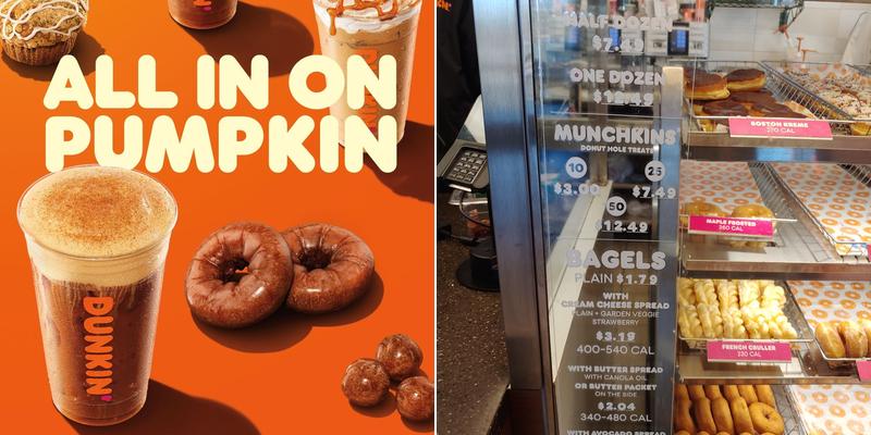 Dunkin' Menu