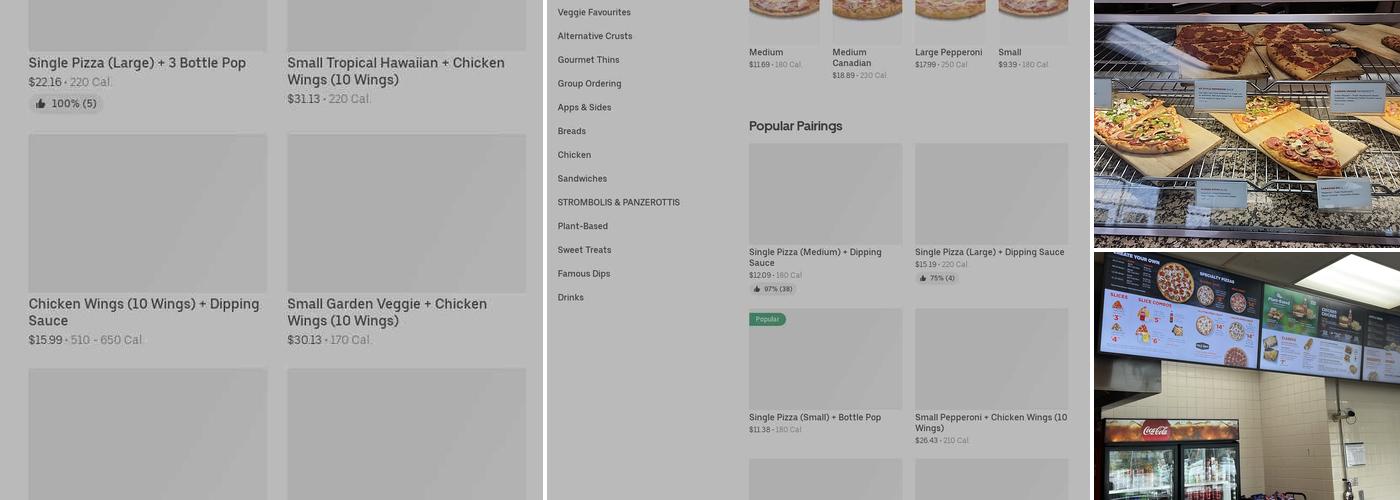 Pizza Pizza Menu