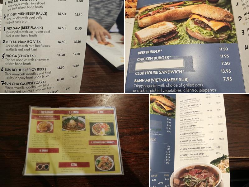 Steveston Harbour Café Menu