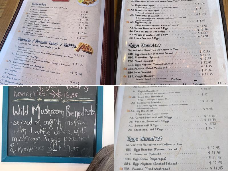 Johnny G's Cafe Menu
