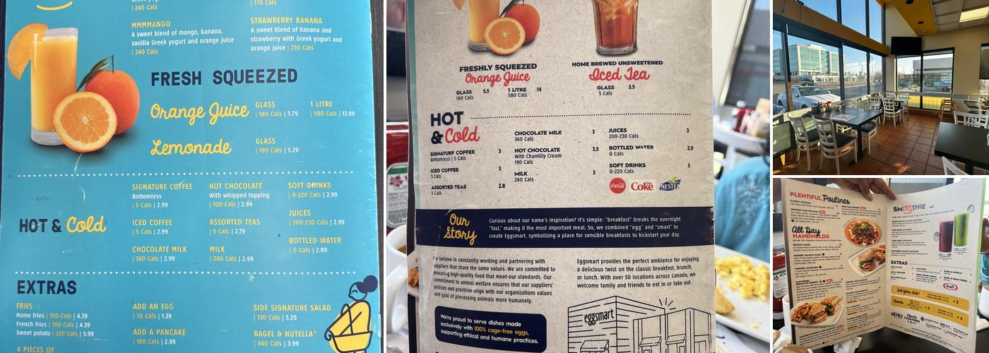 Eggsmart Menu
