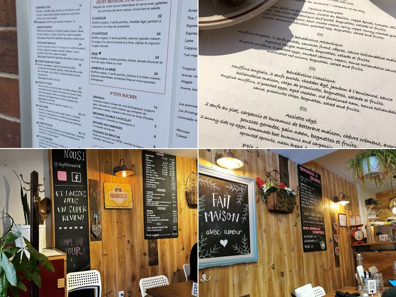 Le P'tit Rustik Menu