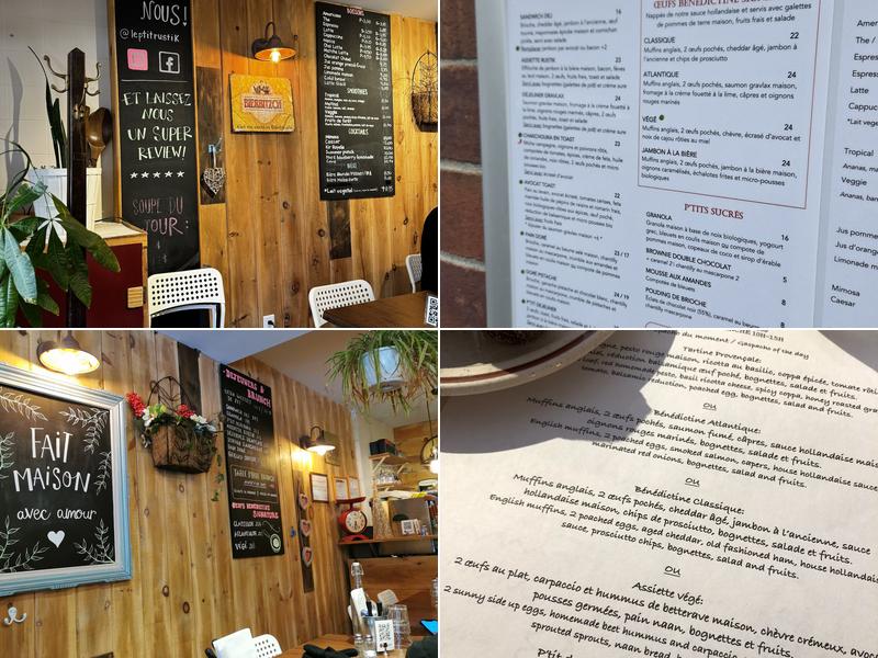 Le P'tit Rustik Menu