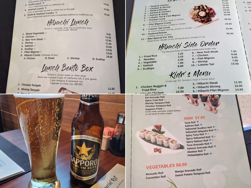 Ikko Sushi & Hibachi Menu
