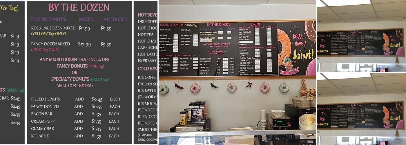 My Donuts Menu