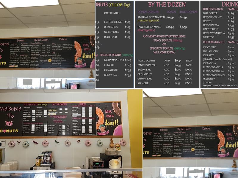My Donuts Menu