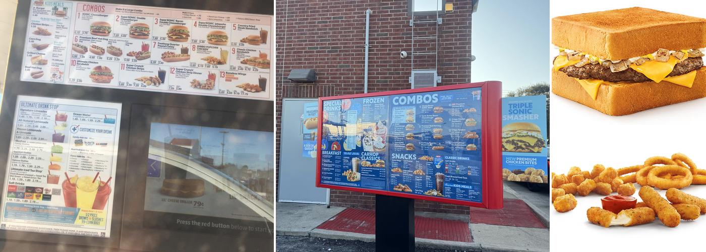 Sonic Drive-In Menu