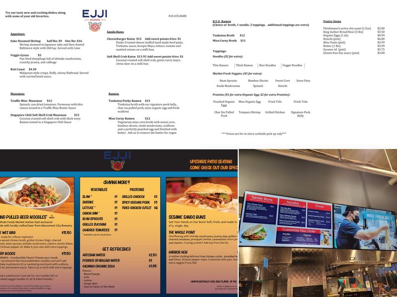 EJJI Menu