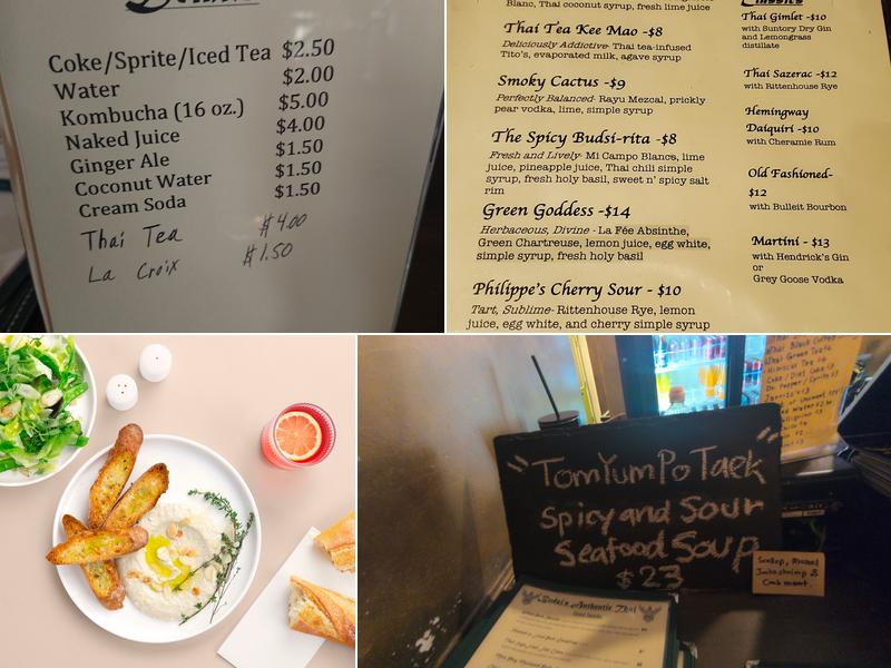 Budsi’s Authentic Thai Menu