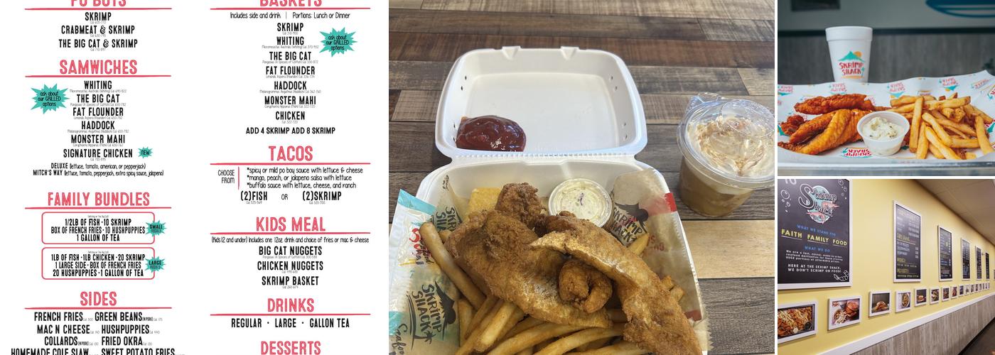 Skrimp Shack Menu