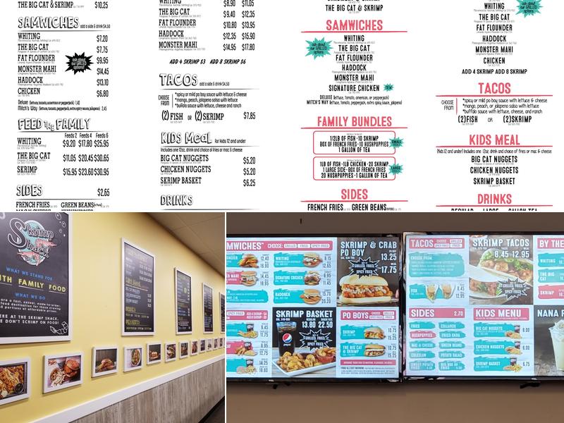 Skrimp Shack Menu