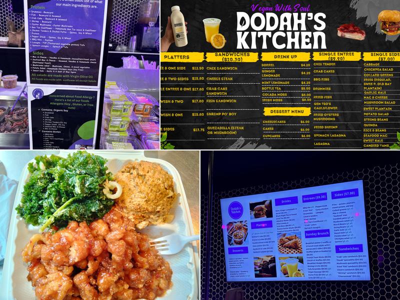 Dodah's Kitchen Menu