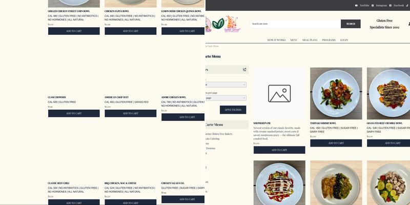 Planit Eats Weymouth Menu