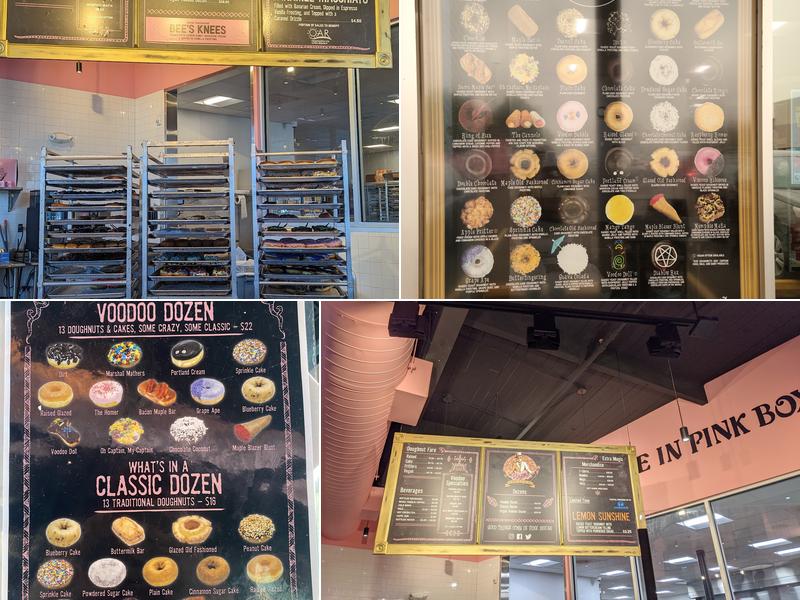 Voodoo Doughnut Menu