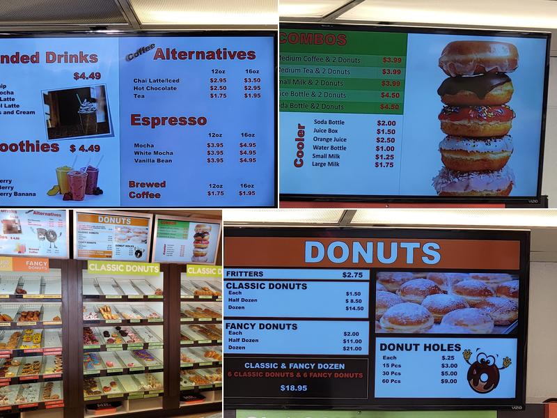 Mr. Maple Donuts Menu