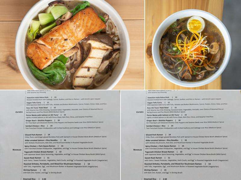 Fin+Fowl Kitchen Menu