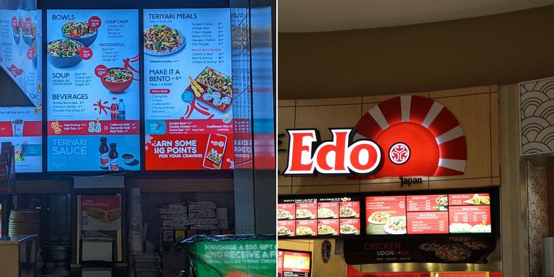 Edo Japan Menu